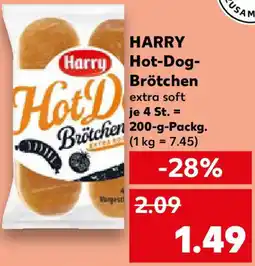 Kaufland HARRY Hot-Dog Brötchen Angebot