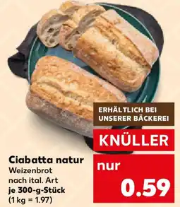 Kaufland Ciabatta natur Angebot