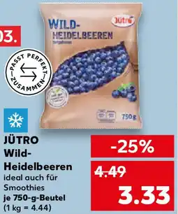 Kaufland JÜTRO Wild Heidelbeeren Angebot