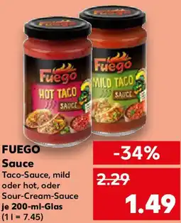 Kaufland FUEGO Sauce Angebot