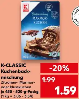 Kaufland K-CLASSIC Kuchenbackmischung Angebot