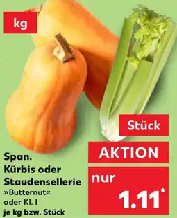 Kaufland Span. Kürbis oder Staudensellerie Angebot