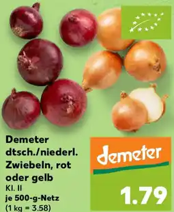 Kaufland Demeter dtsch./niederl. Zwiebeln, rot oder gelb Angebot