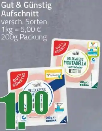 Ihr Frischmarkt Gut & Günstig Aufschnitt Angebot