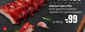 REWE American Spare Ribs 100g Angebot