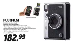 MediaMarkt Fujifilm instax mini evo black hybride sofortbildkamera Angebot