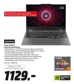 MediaMarkt Lenovo loq 15arp9 gaming-notebook Angebot