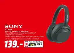 MediaMarkt Sony over-ear bluetooth kopfhörer Angebot