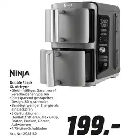 MediaMarkt Ninja double stack xl airfryer Angebot