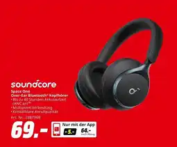 MediaMarkt Soundcore space one over-ear bluetooth kopfhörer Angebot