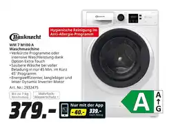 MediaMarkt Bauknecht wm 7 m100 a waschmaschine Angebot