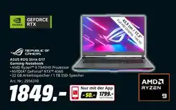 MediaMarkt Asus rog strix g17 gaming-notebook Angebot