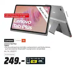 MediaMarkt Lenovo tab plus tablet Angebot