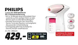 MediaMarkt Philips lumea ipl 9000 bri955/01 ipl-lichthaarentfernung Angebot