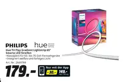 MediaMarkt Philips hue tv play gradient lightstrip 65 smarte led streifen Angebot