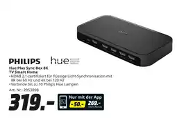 MediaMarkt Philips hue play sync box 8k tv smart home Angebot