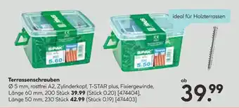 Hellweg Spax terrassenschrauben Angebot