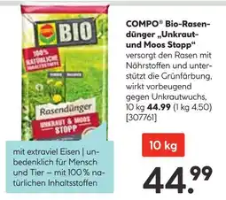 Hellweg Compo bio-rasendünger „unkraut- und moos stopp“ Angebot