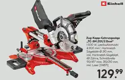 Hellweg Einhell zug-kapp-gehrungssäge „tc-sm 2131/2 dual“ Angebot