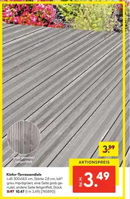 Hellweg Kiefer-terrassendiele Angebot