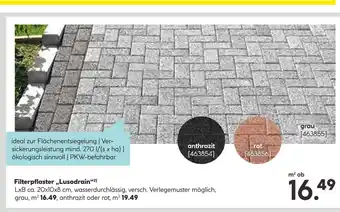 Hellweg Filterpflaster lusodrain Angebot
