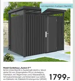 Hellweg Metall-gerätehaus „system 5“ Angebot