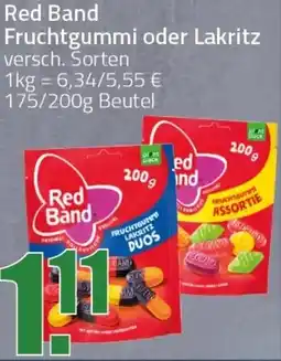 Ihr Frischmarkt Red Band Fruchtgummi oder Lakritz Angebot