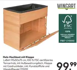 Hellweg Wingart holz-hochbeet mit klappe Angebot