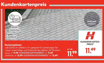 Hellweg Rechteckpflaster Angebot