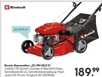 Hellweg Einhell benzin-rasenmäher „gc-pm 40/2 s“ Angebot