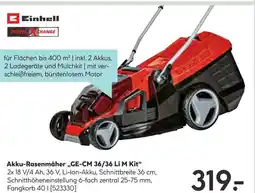 Hellweg Einhell akku-rasenmäher „ge-cm 36/36 li m kit“ Angebot