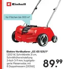 Hellweg Einhell elektro-vertikutierer „gc-es 1231/1“ Angebot