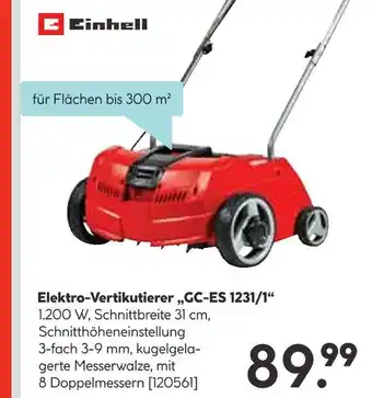 Hellweg Einhell elektro-vertikutierer „gc-es 1231/1“ Angebot