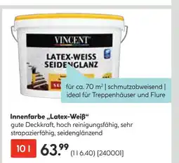 Hellweg Vincent innenfarbe „latex-weiß“ Angebot