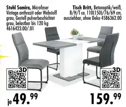 Möbel Boss Stuhl samira oder tisch britt Angebot