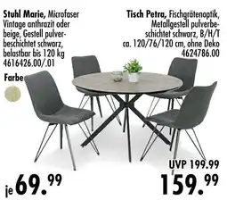 Möbel Boss Stuhl marie oder tisch petra Angebot