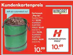 Hellweg Wingart gartensack „pop up“ Angebot