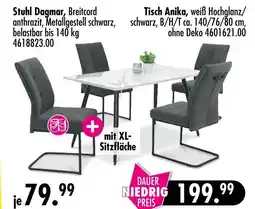 Möbel Boss Stuhl dagmar oder tisch anika Angebot