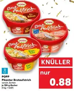 Kaufland POPP Pikanter Brotaufstrich Angebot