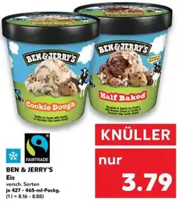 Kaufland BEN & JERRY'S Eis Angebot