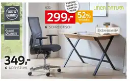 XXXLutz Linea natura schreibtisch oder drehstuhl Angebot