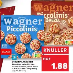 Kaufland ORIGINAL WAGNER Piccolinis oder Pizzies Angebot