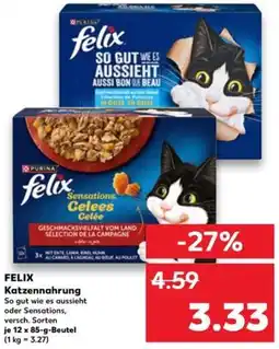 Kaufland FELIX Katzennahrung Angebot