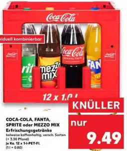 Kaufland COCA-COLA, FANTA, SPRITE oder MEZZO MIX Erfrischungsgetränke Angebot