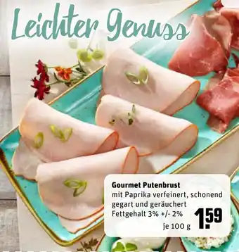 REWE Gourmet Putenbrust 100g Angebot