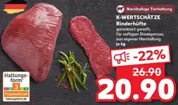 Kaufland K-WERTSCHÄTZE Rinderhüfte Angebot