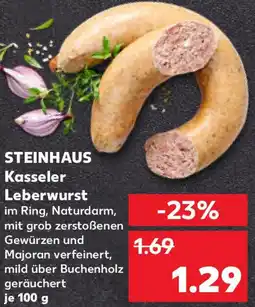 Kaufland STEINHAUS Kasseler Leberwurst Angebot