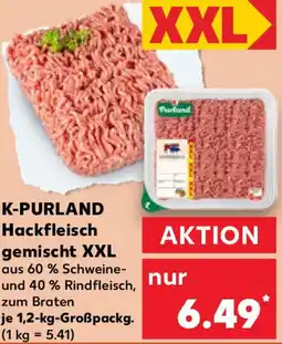 Kaufland K-PURLAND Hackfleisch gemischt XXL Angebot