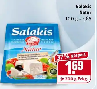 REWE Salakis Natur 200g Angebot