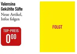 Galeria Markthalle Valensina Gekühlte Säfte Angebot